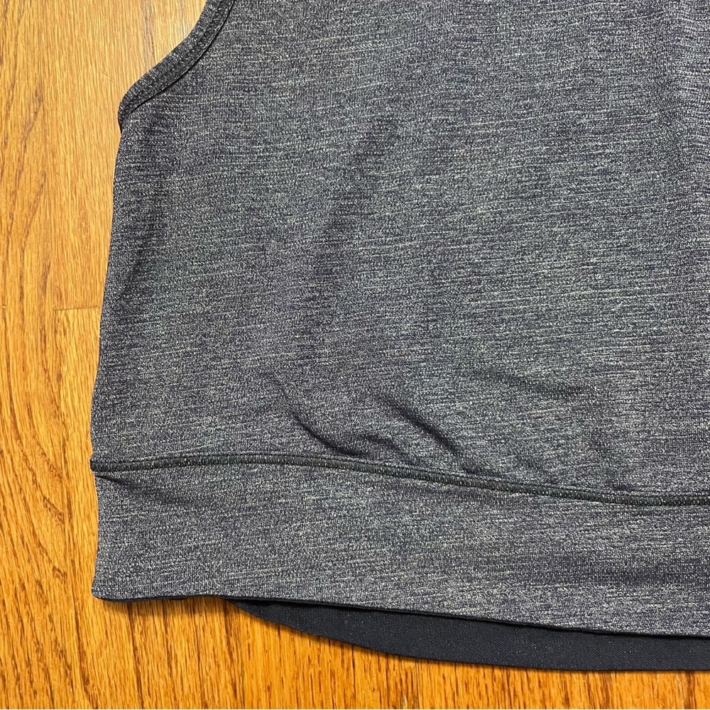 Lululemon Pace Perfect Tank in Heathered Midnight Navy / Midnight Navy - Picture 7 of 14